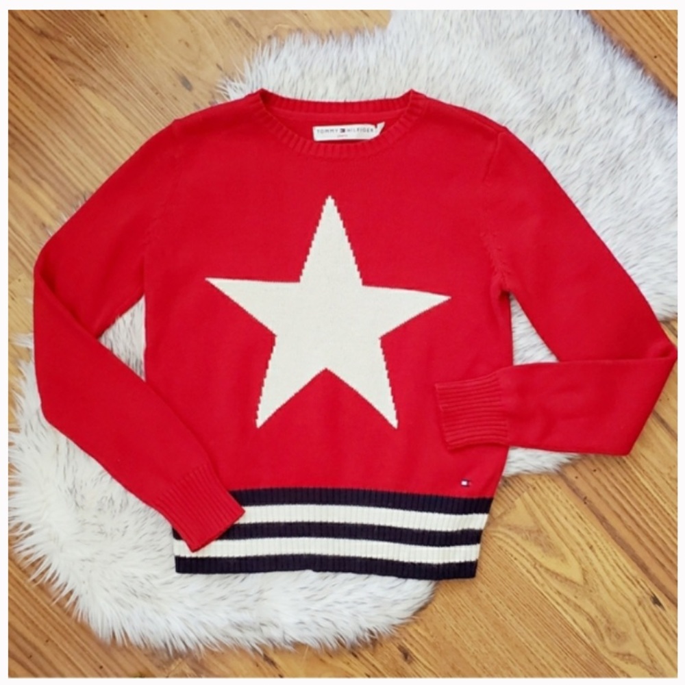 Tommy Hilfiger Vintage Red Star Sweater